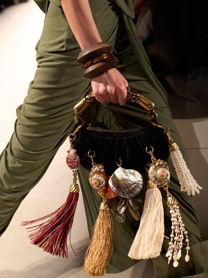 Instagram post by @archivedrunway for Balmain. Caption reads: Balmain SS26 Ready-to-Wear
The collection explored....