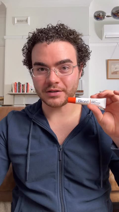 Instagram post by @natehunt for Bioré. Caption reads: You want to apply @bioreaus Paint & Peel Liquid....