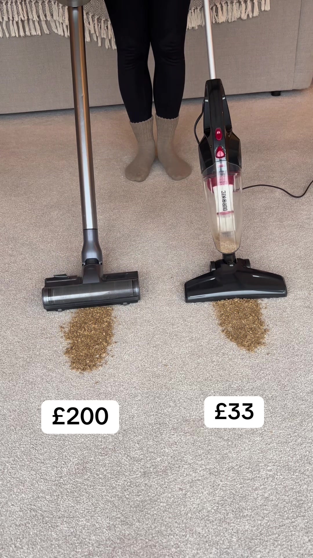 TikTok post by @viral_tok_shop for Duronic. Caption reads: [...] is at a fraction of the price thank you....