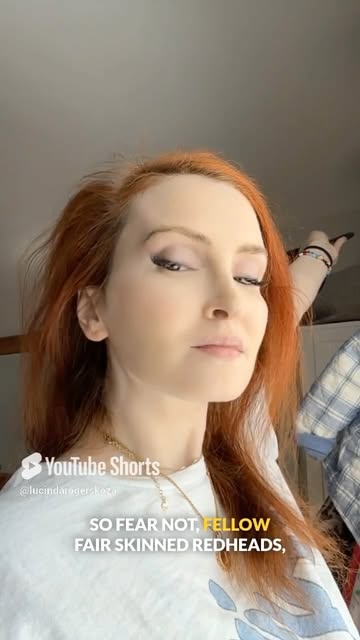 Instagram post by @lucindarogerskoza for Freskincare. Caption reads: High SPF, mineral sunscreen, tinted moisturizer—....