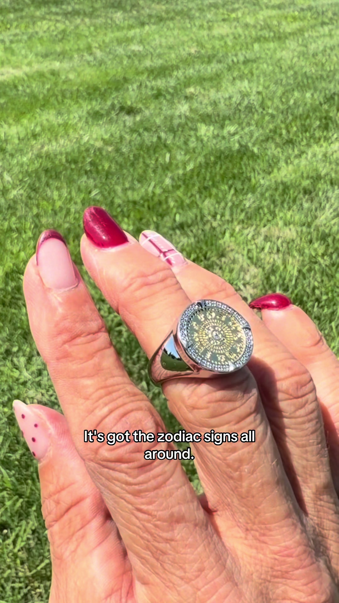 TikTok post by @edenhollykearns for Aprilery Jewelry-US. Caption reads: [...] out #aprilery #aprileryjewelry @Aprilery....