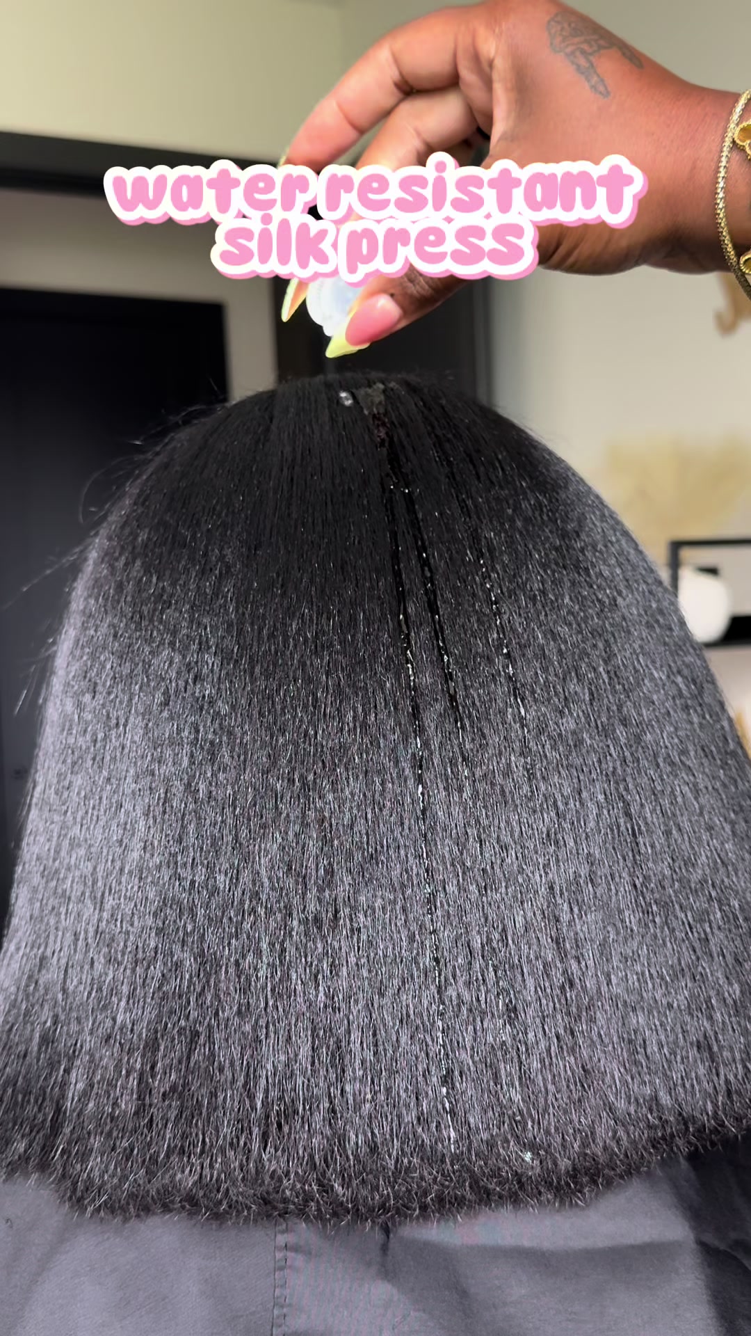 TikTok post by @theehairdoc for Cécred. Caption reads: Somebody tag @CÉCRED for me! The new styling [...].