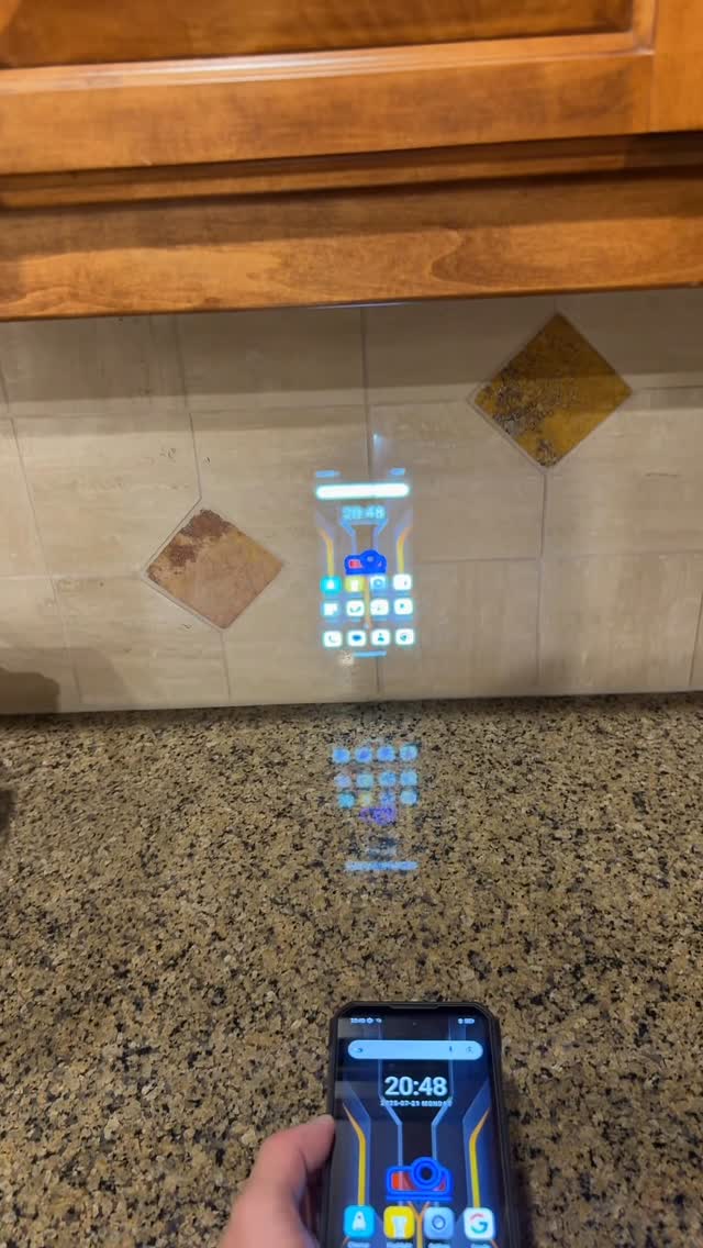 Instagram post by @mattkahla for OUKITEL. Caption reads: This is the #oukitelwp100titan5g you have to see....