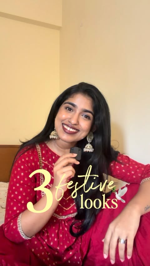 Instagram post by @pragriteaa for Nykaa Fashion. Caption reads: [...] found some gorgeous festive picks on....