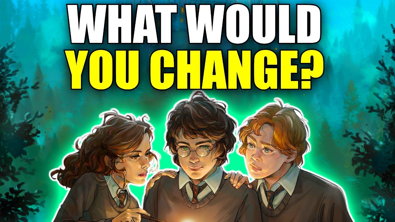 YouTube post by @MovieFlame for Scentbird. Caption reads: If You Could Change One Thing in HARRY POTTER What....