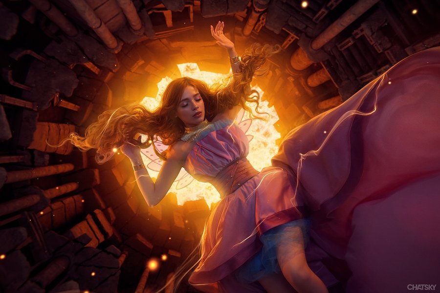 Instagram post by @selin_cosplay_ for Winx Club. Caption reads: [...] @an_tiff Bloom: @selin_cosplay_ #winx....