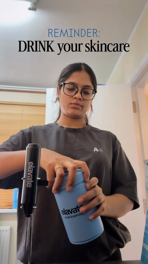 Instagram post by @iam_aishwaryaya for Elavate. Caption reads: So good! @elavatesuperfoods #trending #reels....