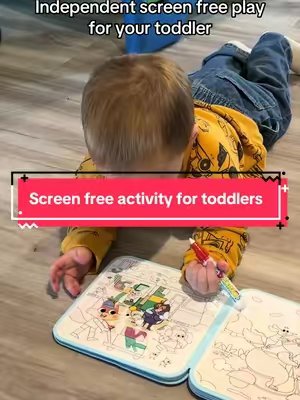 TikTok post by @ericasheeran for TIMETOME. Caption reads: [...] best screen free toddler products!!....