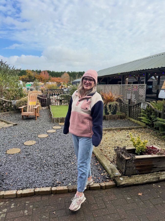 Instagram post by @phillipsfamilysuffolkandbeyond for ACAI Outdoorwear. Caption reads: [...] the garden centre! 

Jumper & hat....