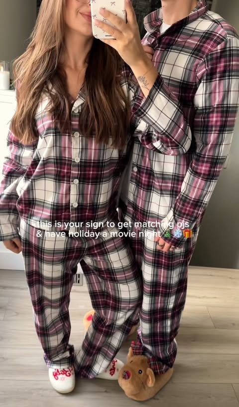 Instagram post by @liv.therose for Urban Planet. Caption reads: it’s timeeeeeee ☕️❄️🤍 @urbanplanet matching pj’s....