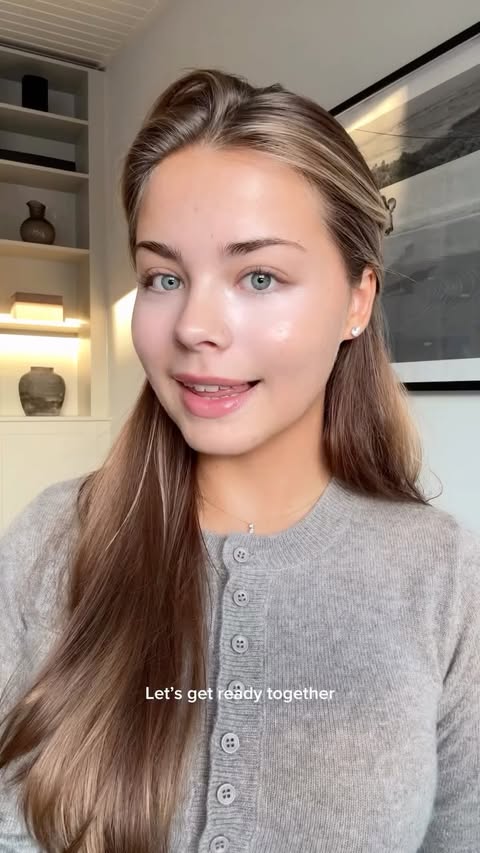 Instagram post by @freyabryndorf for Lancôme. Caption reads: A longer GRWM 🪽 to chill a bit in the fast paced....