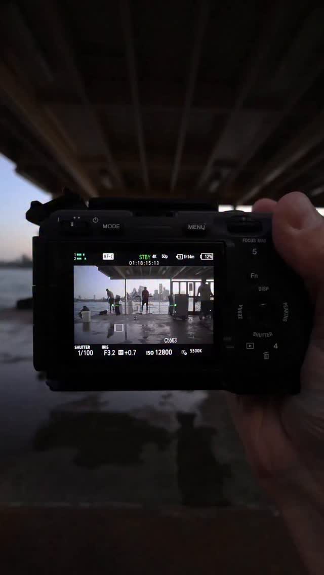 Instagram post by @petersedlacik for PolarPro. Caption reads: Just before the sun went down, I decided to cross....