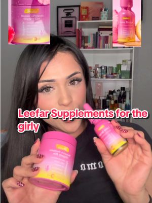 TikTok post by @pinche.selene for Leefar US. Caption reads: @Leefar US Women's Probiotics Gummies for the....