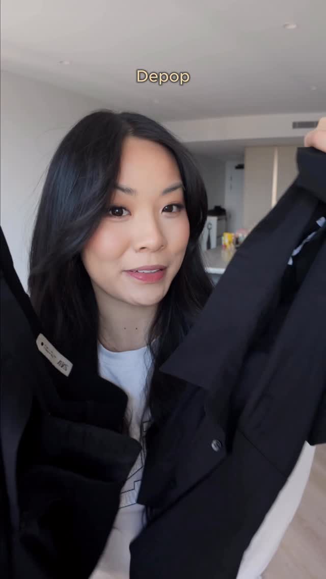 Instagram post by @kathryynn for Depop. Caption reads: Get ready with me, styling pieces I’ve found on....