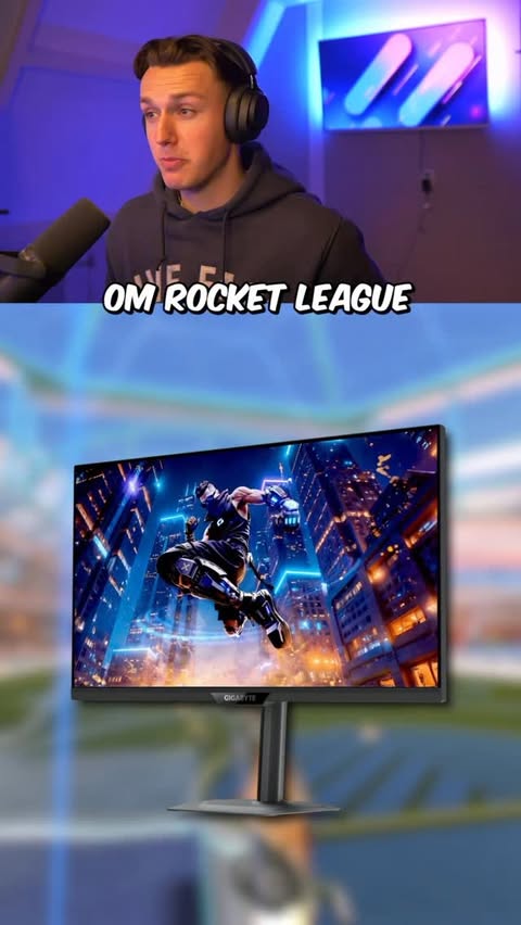 Instagram post by @rltwisty for AORUS. Caption reads: [...] winnen! #twistyrl ad #rl #rocketleague....