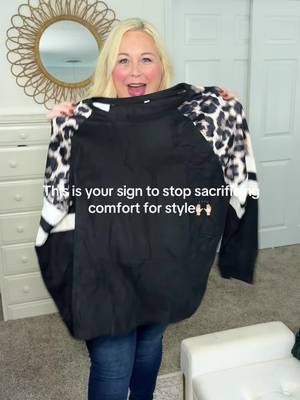 TikTok post by @heyitsrachelrenee for Wiholl. Caption reads: [...] up a little. Comes in sizes S–3X too!....