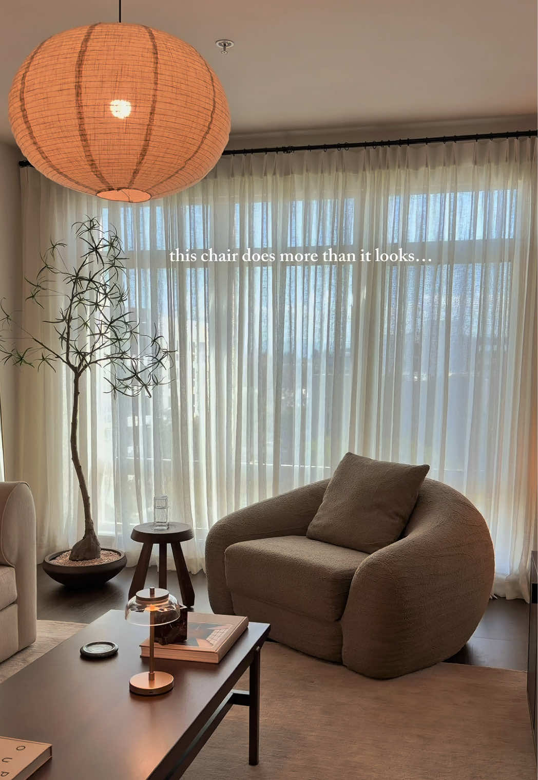TikTok post by @neutral_homebody for SICOTAS. Caption reads: [...] my favorite cozy additions lately from....