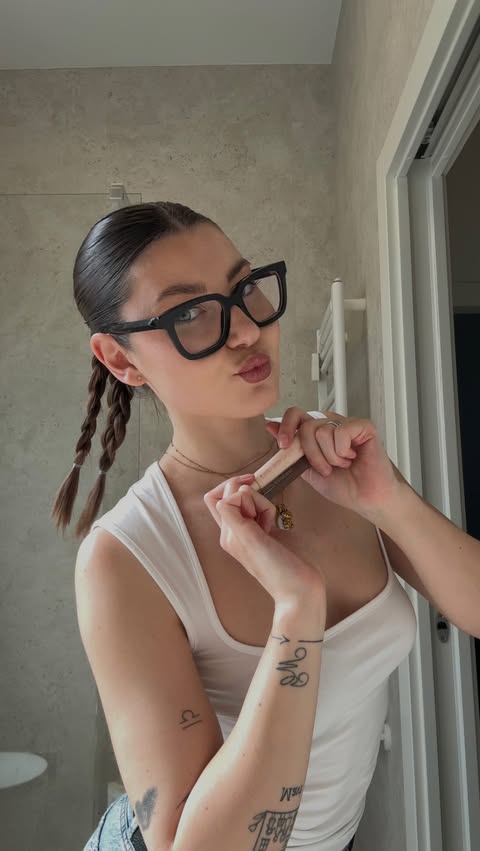 Instagram post by @sofiaariccardii for Diego Dalla Palma Milano. Caption reads: Lip combo del momento by @diegodallapalma_official....