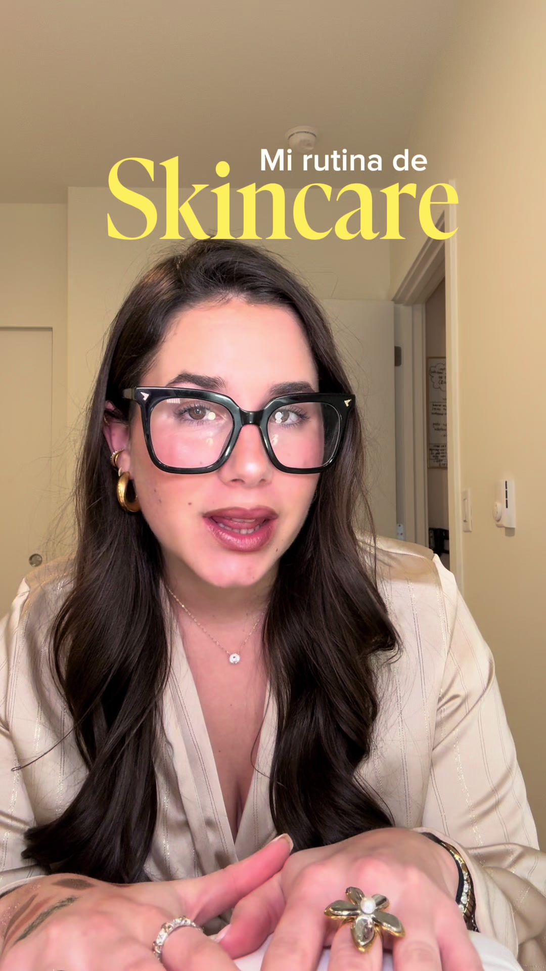 TikTok post by @martarodrigzg for Supergoop. Caption reads: PRODUCTOS:  ✨Se me olvidó mencionar que me hecho....