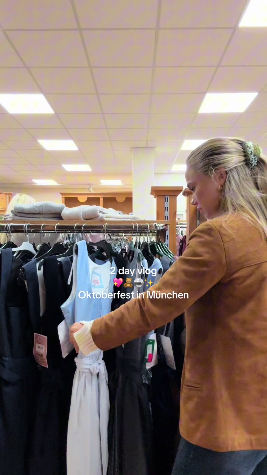 TikTok post by @aleksandrahoeye for Artdeco. Caption reads: [...] such a fun trip🪩✨ together with @ARTDECO....