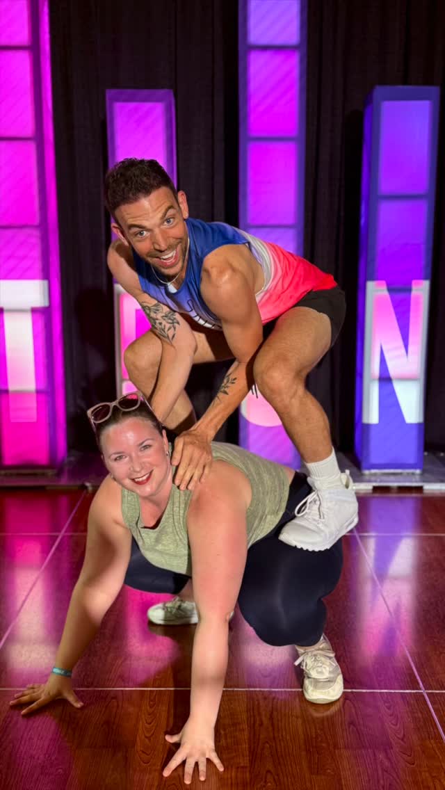 Instagram post by @mandybrookeofficial for Zumba. Caption reads: Friendships are made at ZINCON @zumba....