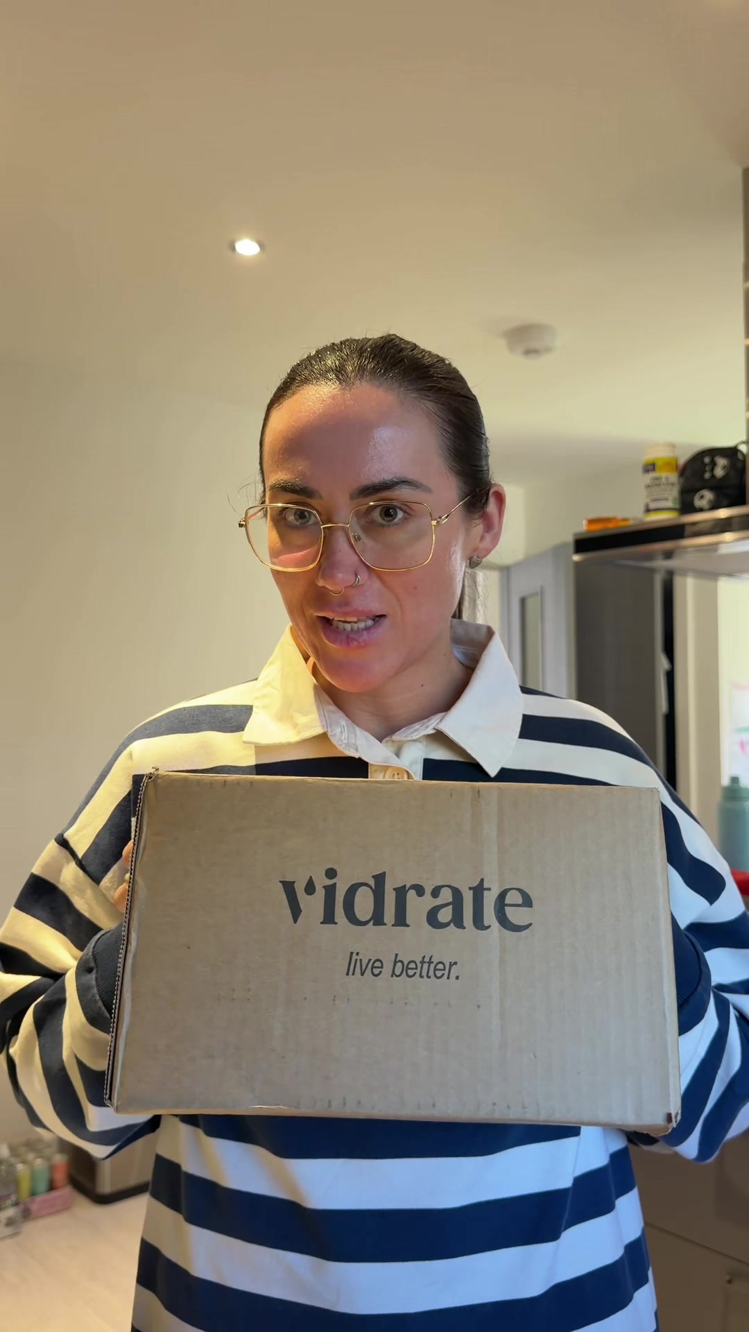 TikTok post by @rebeccaxbrown112 for ViDrate. Caption reads: Top tier Electrolytes 🙌🏻 @Vidrate know how to do....