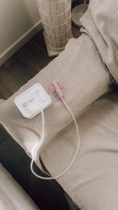 Instagram post by @mckenziejaynedesign for Dr. Noze Best. Caption reads: [...] for Easton and thankfully we have....