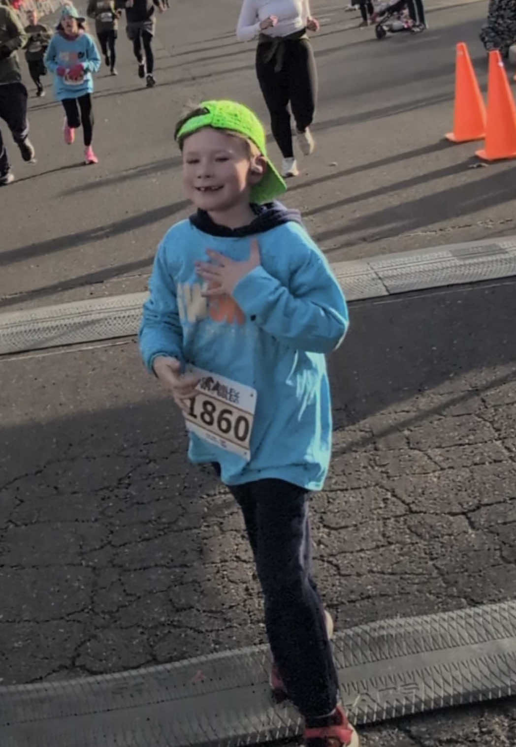 TikTok post by @naturavgrunner for GetSprints. Caption reads: Just trying to help the little besties out. My....