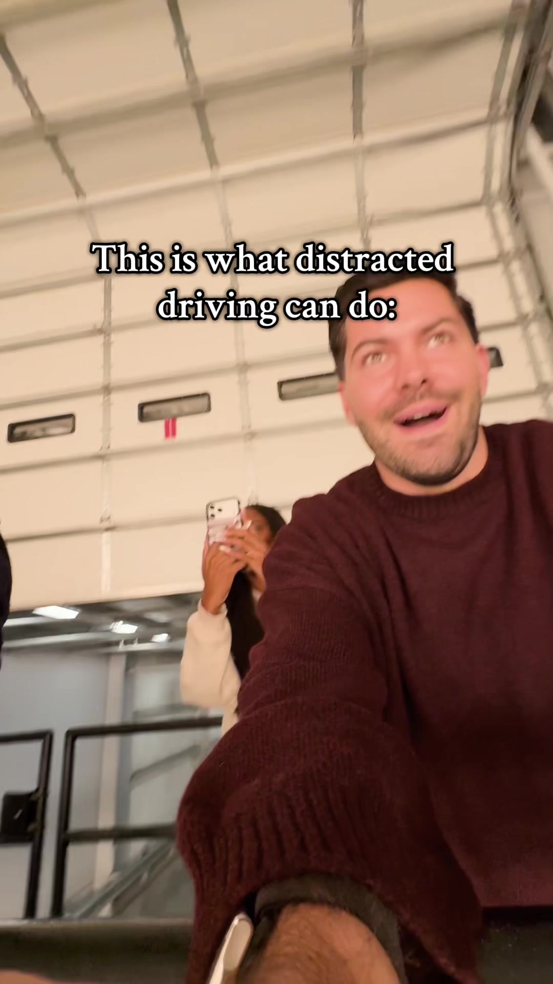 TikTok post by @dylanbarbour for State Farm. Caption reads: #statefarmpartner Quick look inside the Insurance....