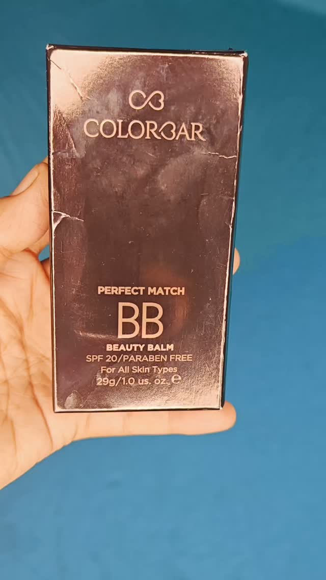 Instagram post by @ayesha_makeovers for Colorbar Cosmetics. Caption reads: Colour Bar Perfect Match BB Beauty Balm spf 20 for....