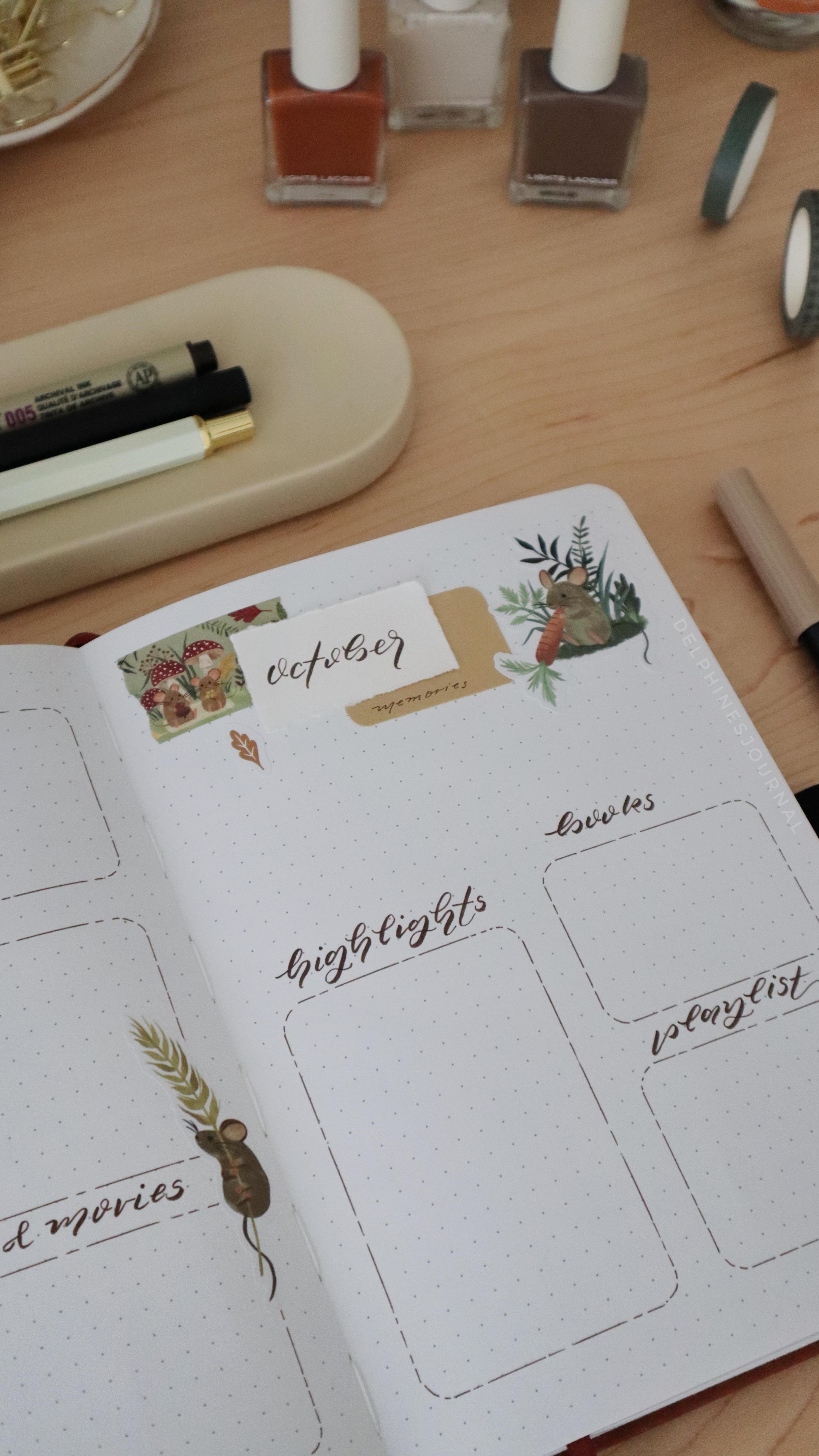 Instagram post by @delphinesjournal for Archer and Olive. Caption reads: Another month, another overview 🤩

I’m not going....