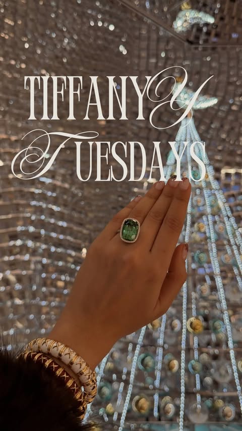 Instagram post by @dorrjewels for Tiffany & Co.. Caption reads: Christmas jewels at @tiffanyandco 
I have a mini....