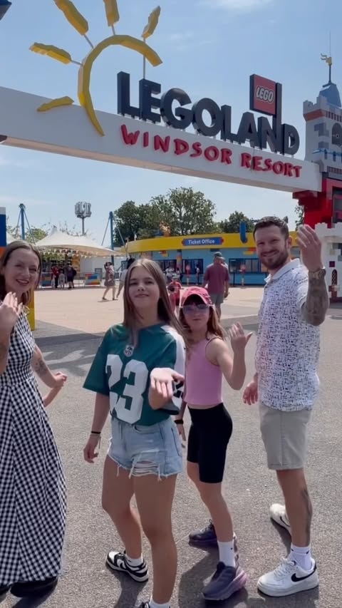 Instagram post by @the_freckle_fam for Kellogg's. Caption reads: [...] Merlin attractions, see....