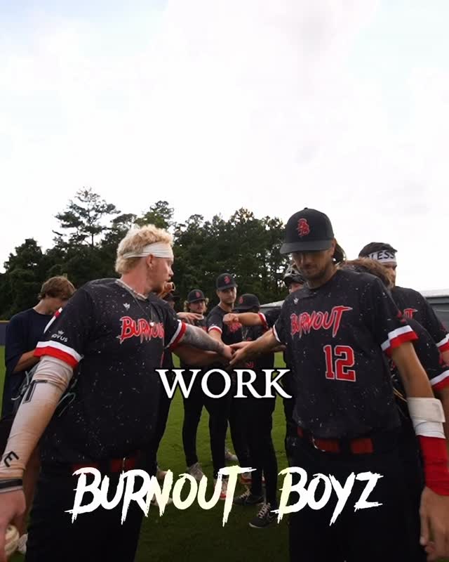 Instagram post by @theburnoutboyz for Elite Athletic Gear. Caption reads: Thank to all of our 2025 sponsors @theburnoutboyz....