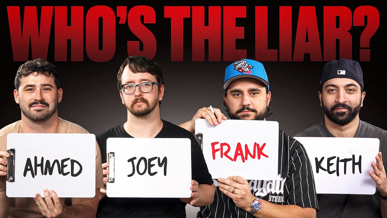 YouTube post by @SantagatoStudios for HEATONIST. Caption reads: Guess Who's The Liar!.