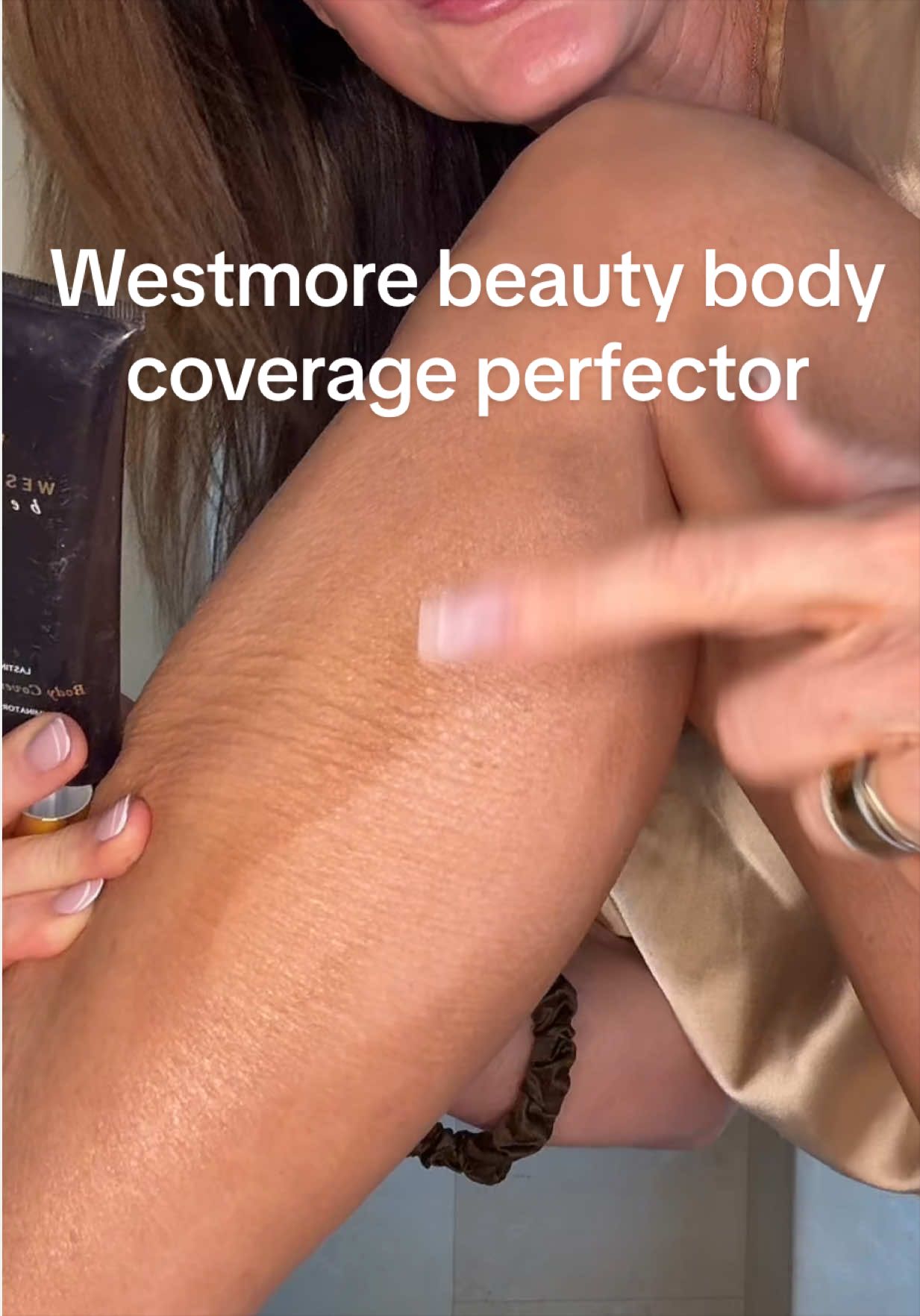 TikTok post by @therealandeerae for Westmore Beauty. Caption reads: @Westmore Beauty always saves the day…. I [...].