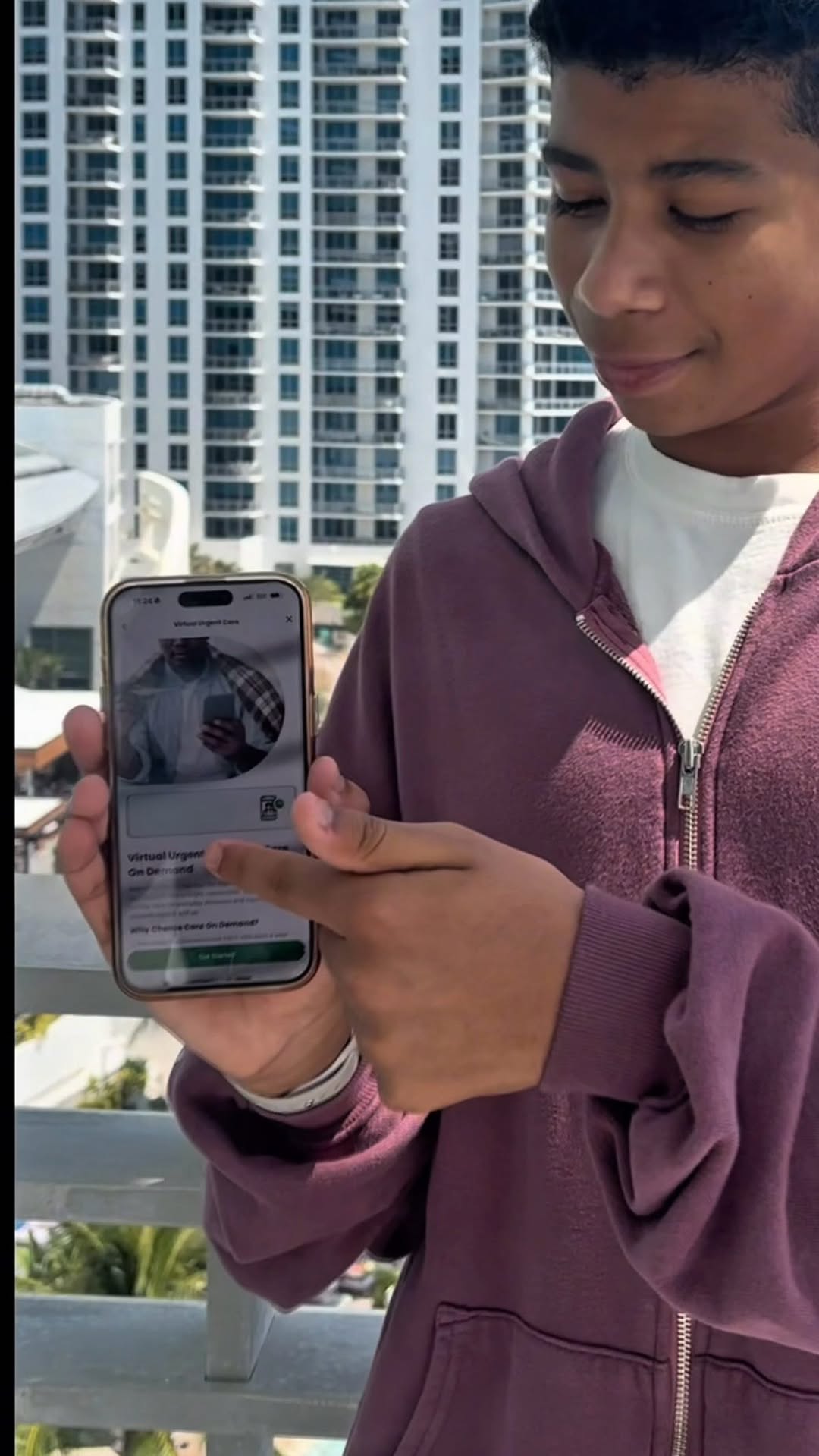 Instagram post by @zac.o.roy for Baptist Health. Caption reads: When the show must go on, but your health comes....