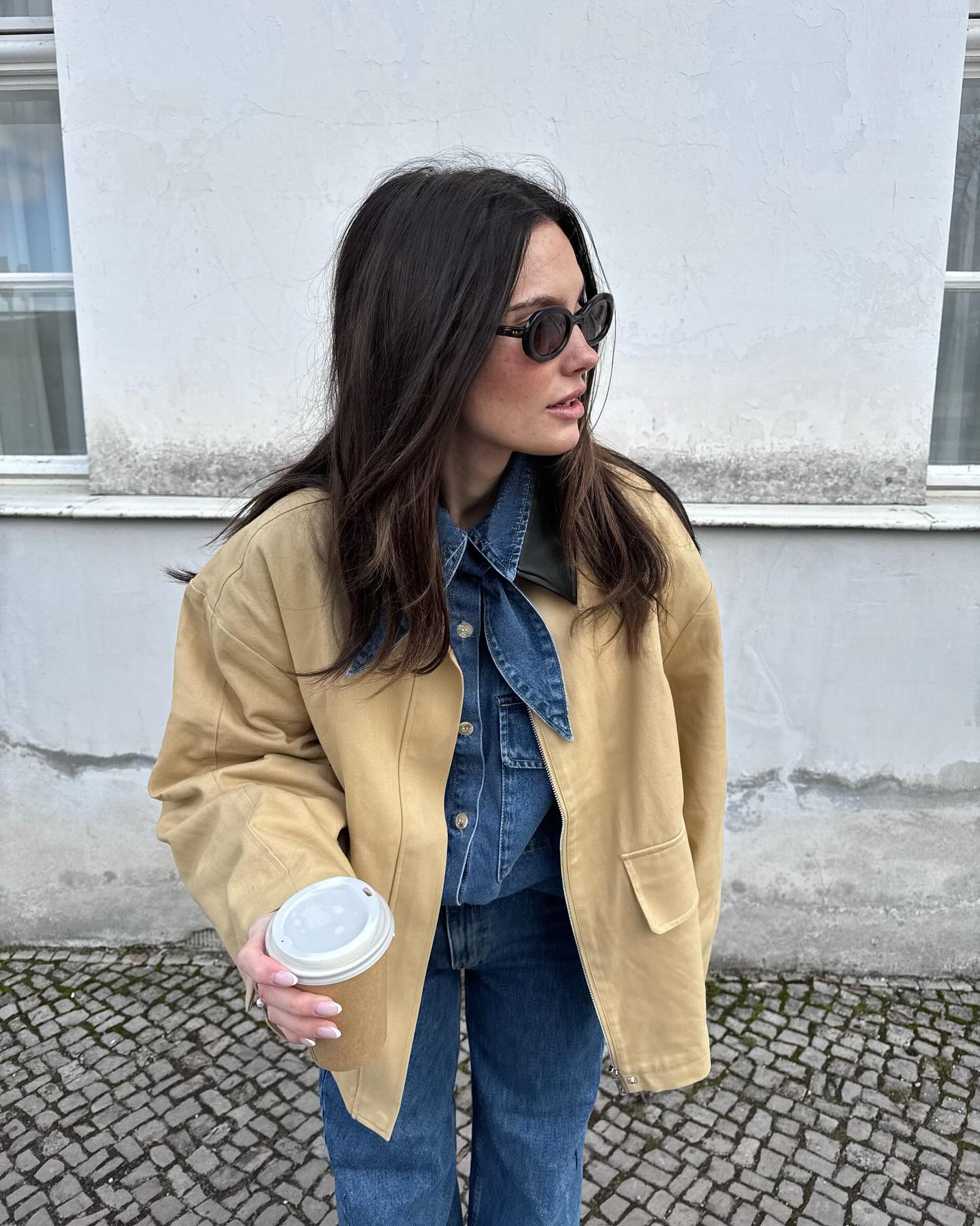 Instagram post by @vivabenard for EDITED. Caption reads: In all over denim love 👖🤍 

Outfitdetails....