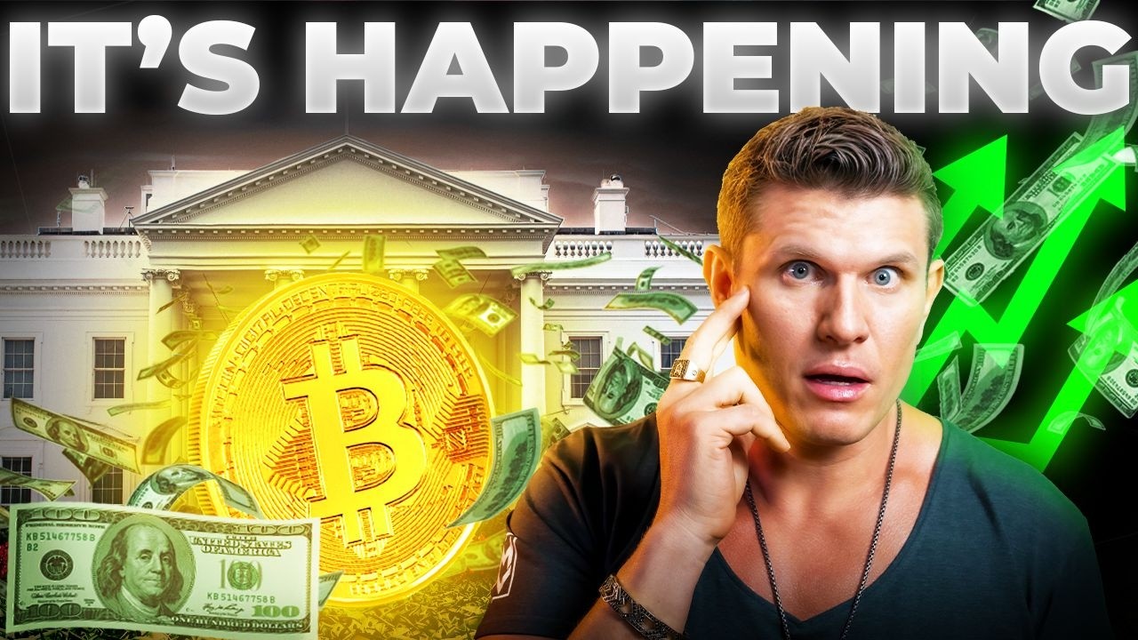 YouTube post by @KyleChasseCrypto for Ledger. Caption reads: Crypto EXPLOSION: U.S Drops $5 Trillion Bombshell....