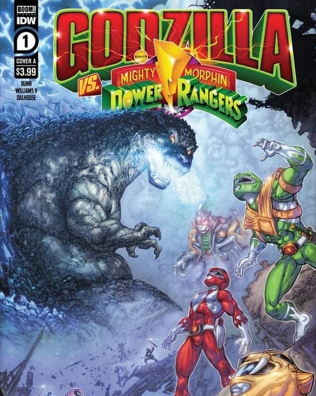 Instagram post by @jblazexx for Idw Publishing. Caption reads: Wow! This is official everyone, Godzilla and the....