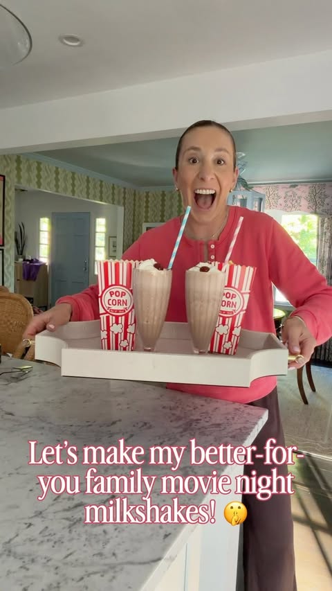 Instagram post by @lemonstripes for fairlife. Caption reads: [...] so I make their “milkshakes” with @fairlife....