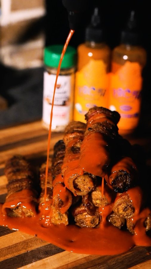 Instagram post by @steakchannel for Flavor God. Caption reads: WILD GAME SHOTGUN SHELLS NEED TO BE ON YOUR MENU....