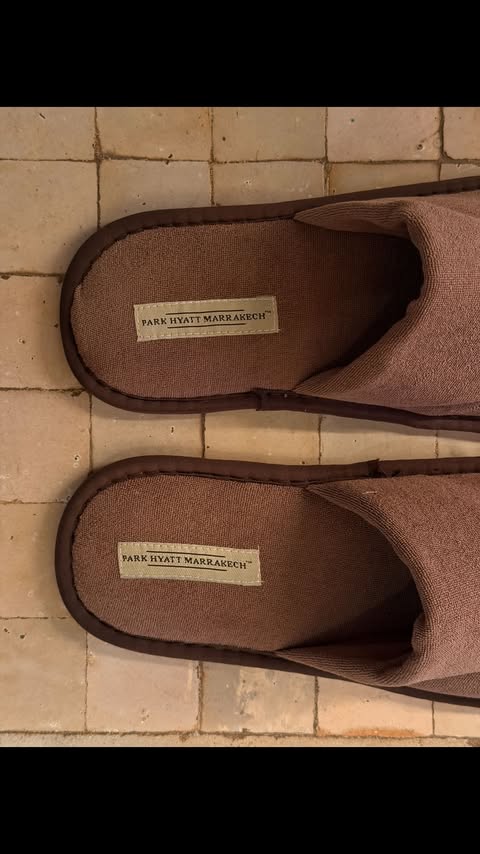 Instagram post by @yanistyli for Hyatt. Caption reads: On s’envole pour Marrakech ! ✈️🇲🇦....