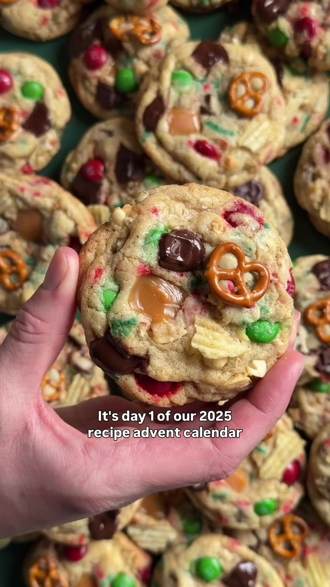 TikTok post by @crowdedkitchen for ZWILLING. Caption reads: It’s day 1 of our 2025 Recipe Advent Calendar!!....