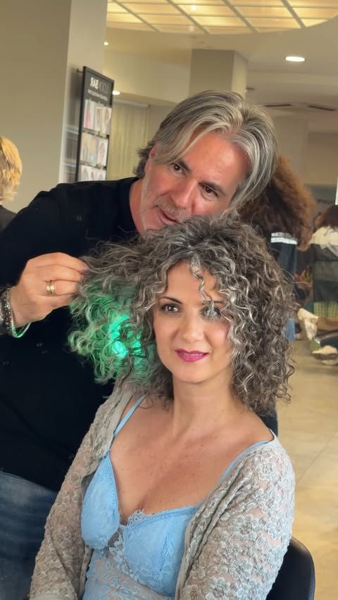 Instagram post by @vitosatalino_official for Kérastase. Caption reads: [...] utilizzato i prodotti di Kérastase⁠￼, che ci....