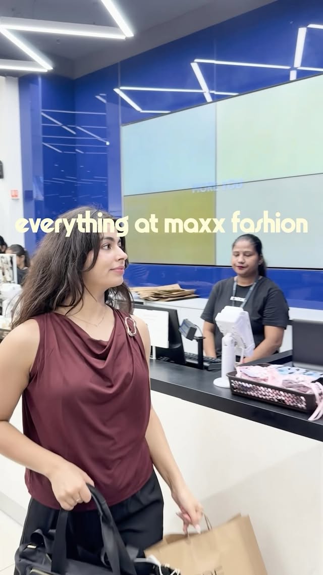 Instagram post by @namrata.bhullar for Max Fashion. Caption reads: [...] of your perfect look- only at max✨....