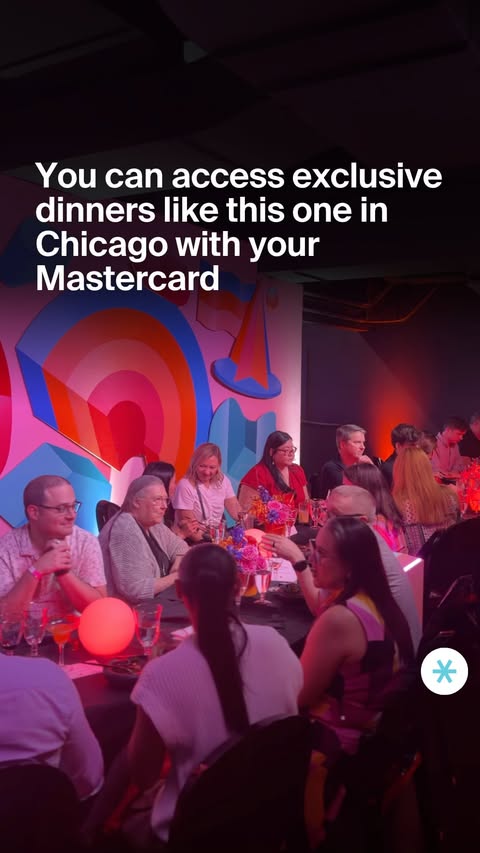 Instagram post by @secret.chicago for Mastercard. Caption reads: [...] offers in Chicago, exclusively for....