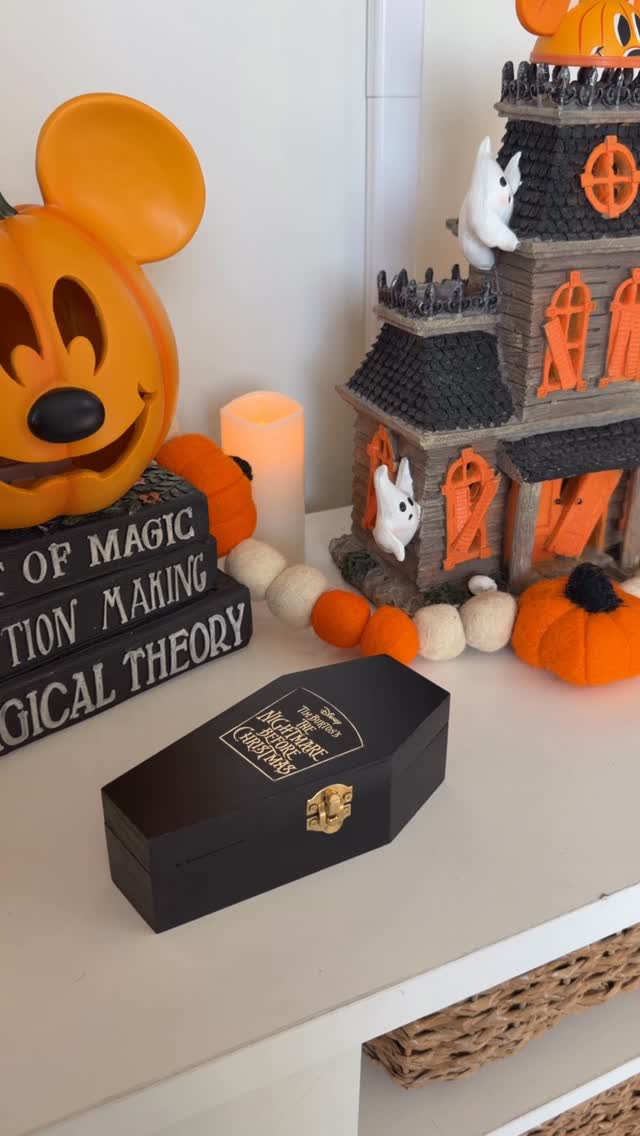 Instagram post by @blakespopnook for Little Words Project. Caption reads: what’s this?? a coffin? ⚰️ 👀 oh, it’s nightmare....