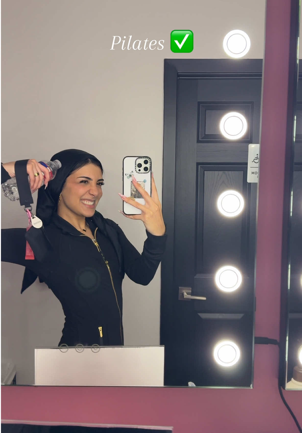 TikTok post by @randa.rosa for Tatcha. Caption reads: [...] me?🧍‍♀️ #grwm #pilates #dallas #beauty....