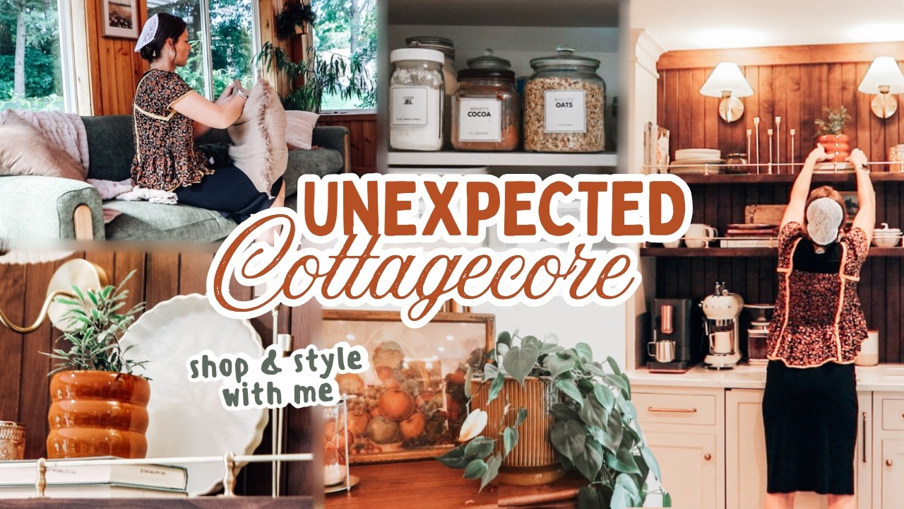 YouTube post by @MeganFoxUnlocked for Hosanna Revival. Caption reads: Ikea has COTTAGECORE?? These 10 items will turn....